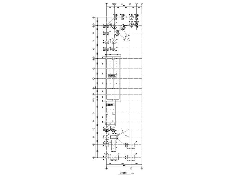 单层设备用房施工图资料下载-[天津]单跨框架结构设备房及坡道结构施工图