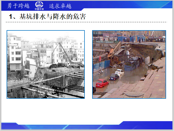 地下工程施工技术措施资料下载-基坑排水与降水工程施工技术培训（PPT）