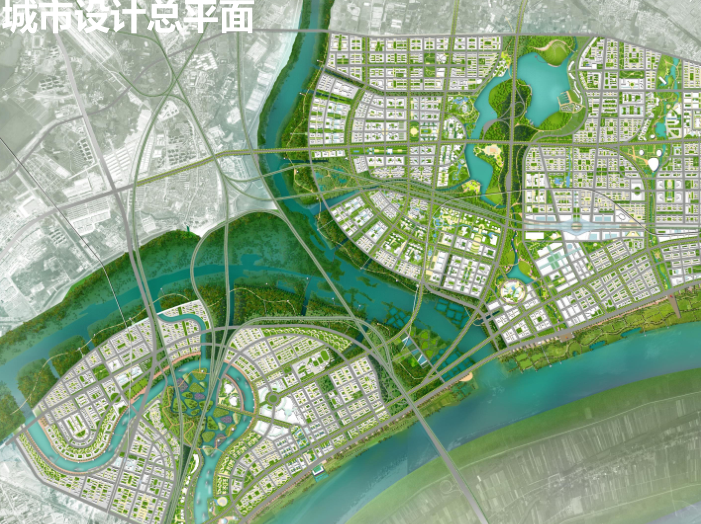 导向设计文本资料下载-武汉长江新城起步区城市设计方案文本-大院