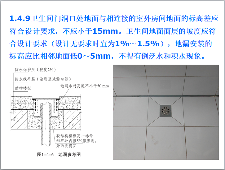 防干涸地漏图集图片