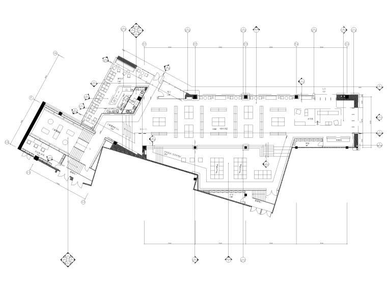 大连建筑图资料下载-[沈阳]大连现代893㎡中信书店装修施工图