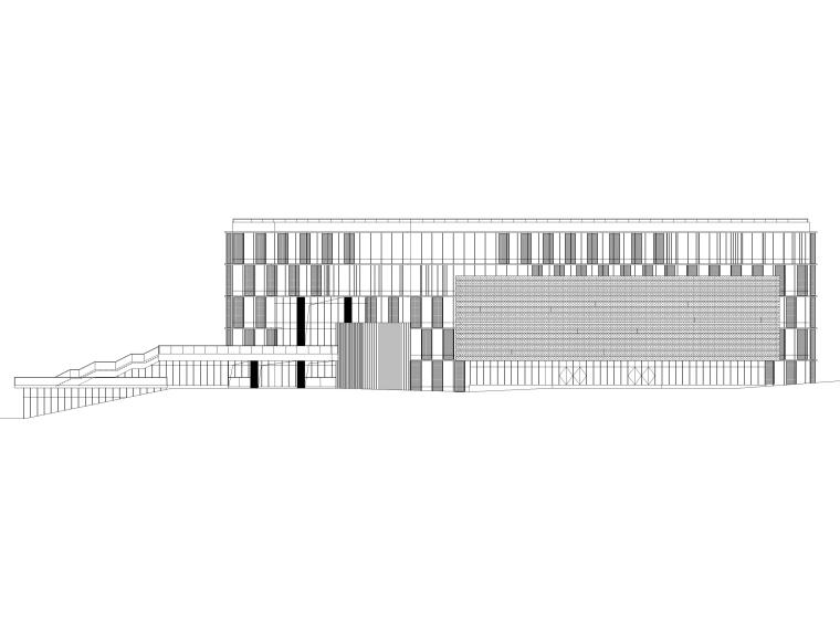 建筑结构施工图bim资料下载-[南京]银行创新基地公共建筑施工图+BIM模型