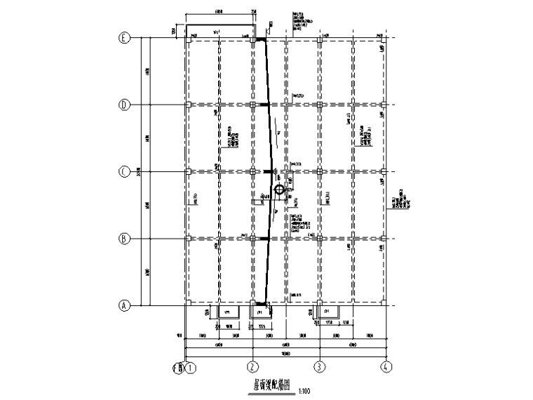 6层建筑结构施工图纸资料下载-[邛崃]工业园区附属建筑结构施工图2015