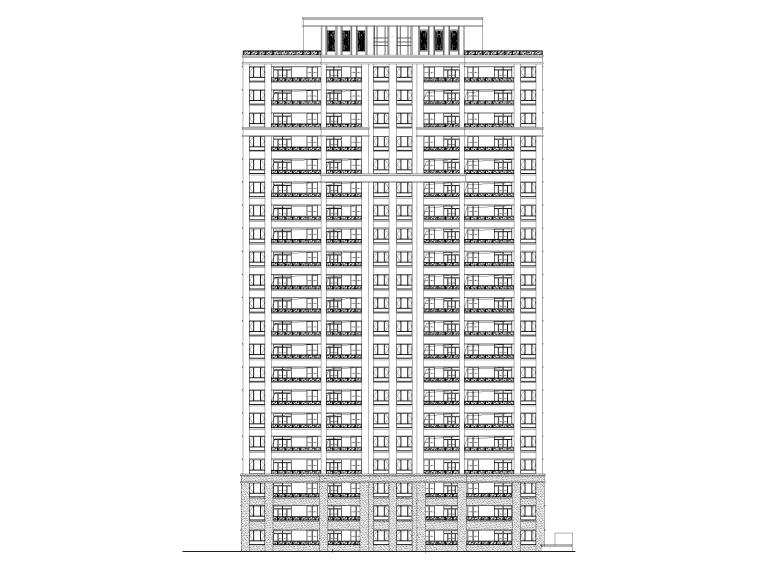 深圳高层人才公寓资料下载-[上海]高层商办楼_人才公寓建筑施工图