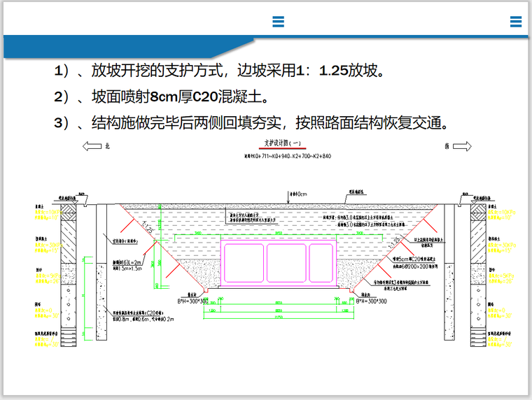 综合管廊方案设计内容资料下载-综合管廊基坑支护工程初步设计案例(17年)