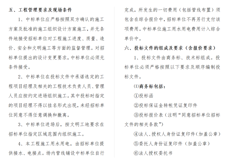 市政亮化工程投标文件资料下载-住宅、商铺亮化工程设计与施工招标文件