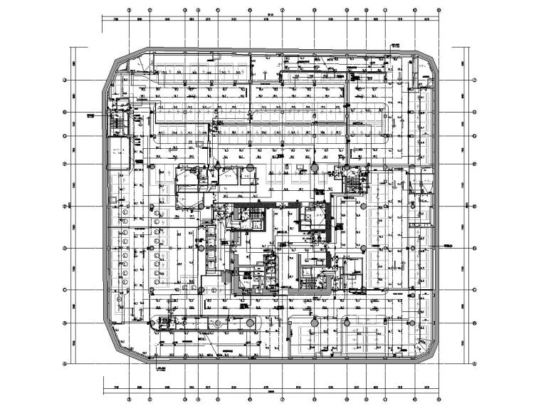 建筑机电预埋资料下载-广东某文化中心地下室机电预埋图纸（2019）