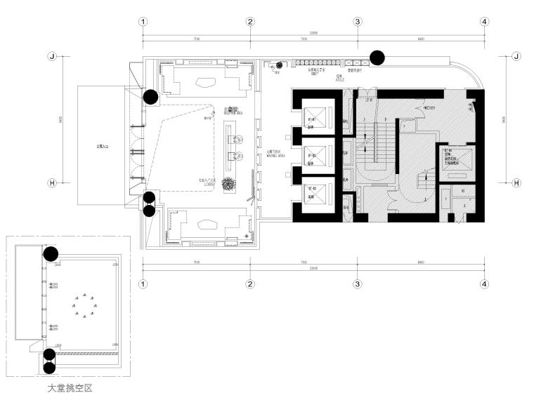 标准层图纸资料下载-[广东]商住楼公寓首层公区及两套样板间图纸