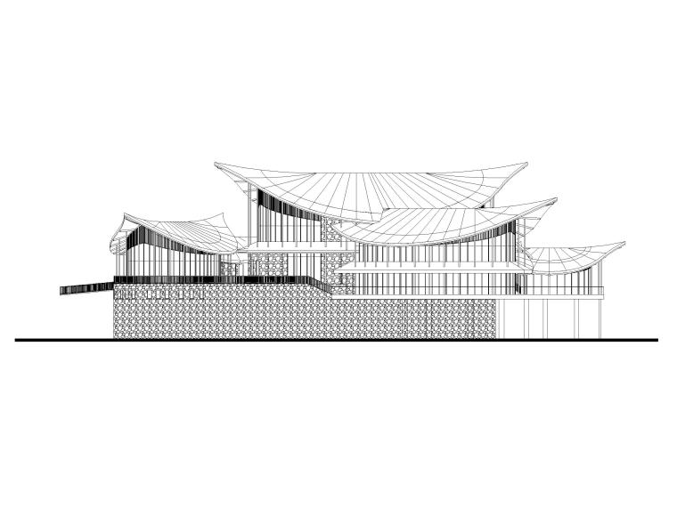 某五层邮政大楼建筑方案图资料下载-青田旅游度假渔村餐厅建筑施工图