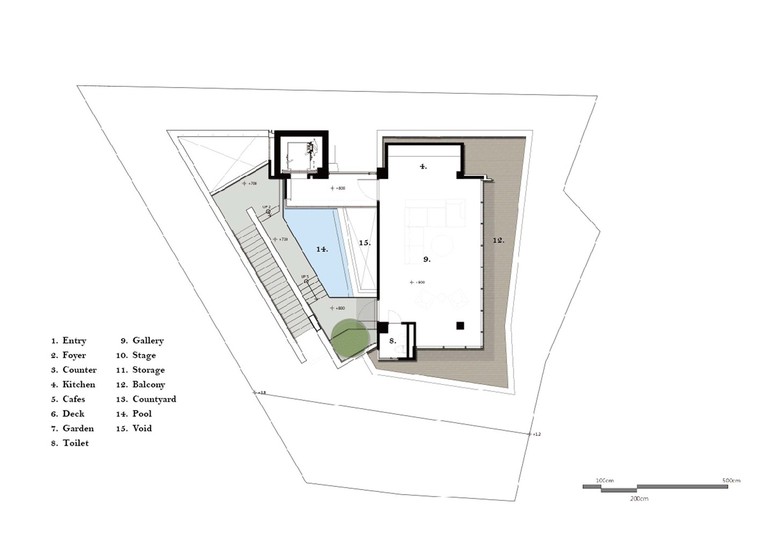 台北附近的共享空间建筑-plan-second_floor