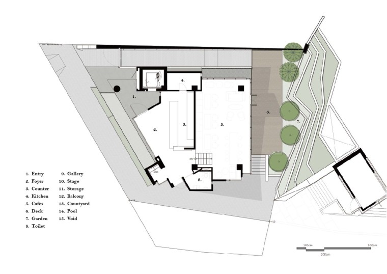 台北附近的共享空间建筑-plan-_ground_floor