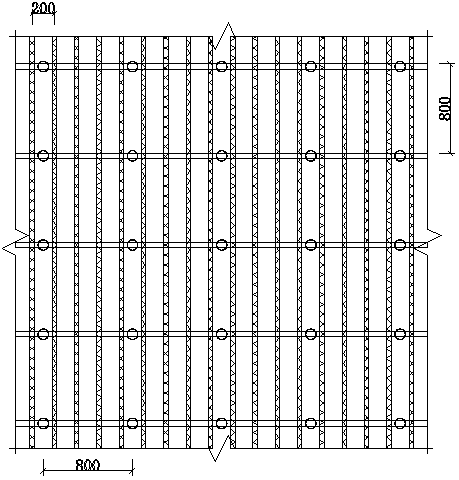 [广西]高层大型医院高支模专家论证方案2020-模板设计平面图