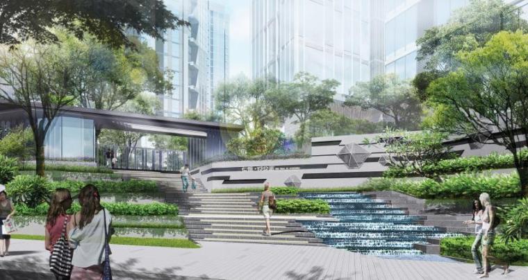 广东现代风格商业街规划资料下载-[广东]深圳现代风格住宅区景观设计方案。