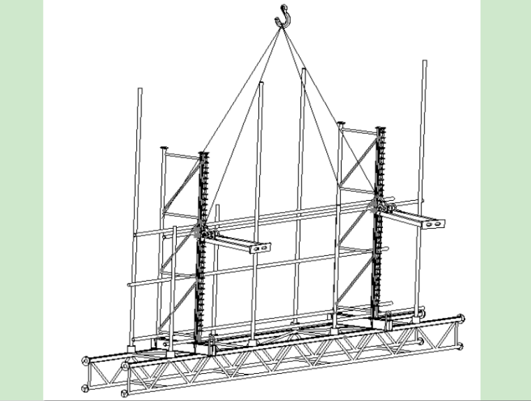 门式脚手架搭建方案资料下载-附着式脚手架拆除方案