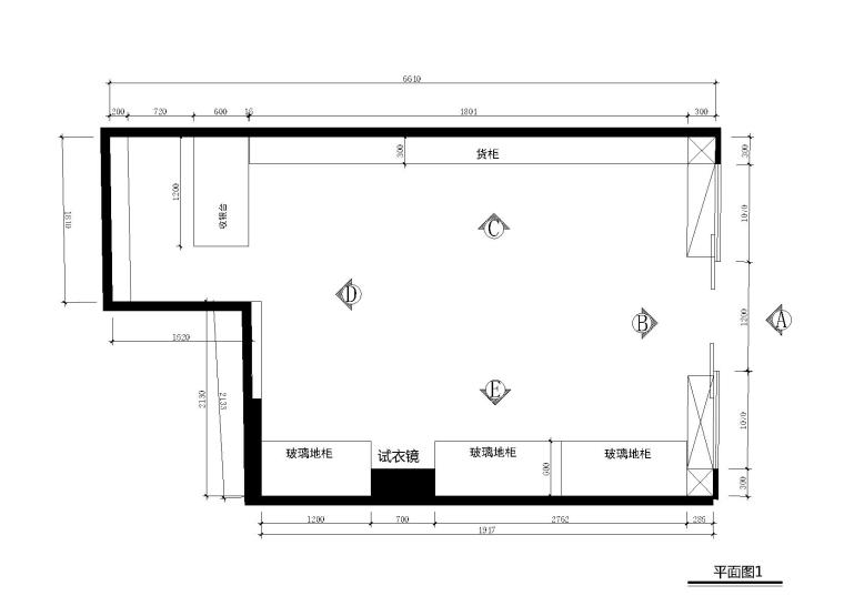 中式家具店装修店面效果图资料下载-[原创]皮具旗舰专卖店施工图_效果图_3D模型