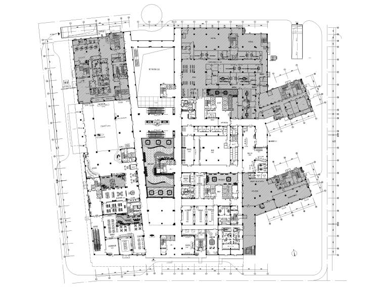 公区装修平面布置方案资料下载-[广州]前海人寿医院一楼公区装修工程施工图