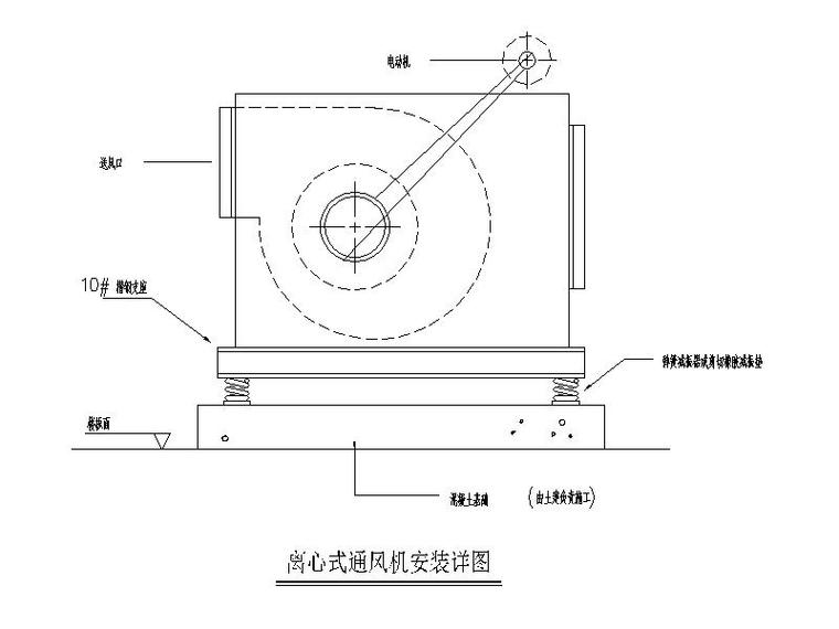 酒店类通风空调设备安装详图cad