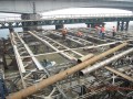 改造铁路新桥钢板桩施工承台简介