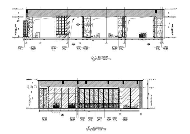 [福建]厦门五星级度假酒店施工图_附效果图-立面图24.2