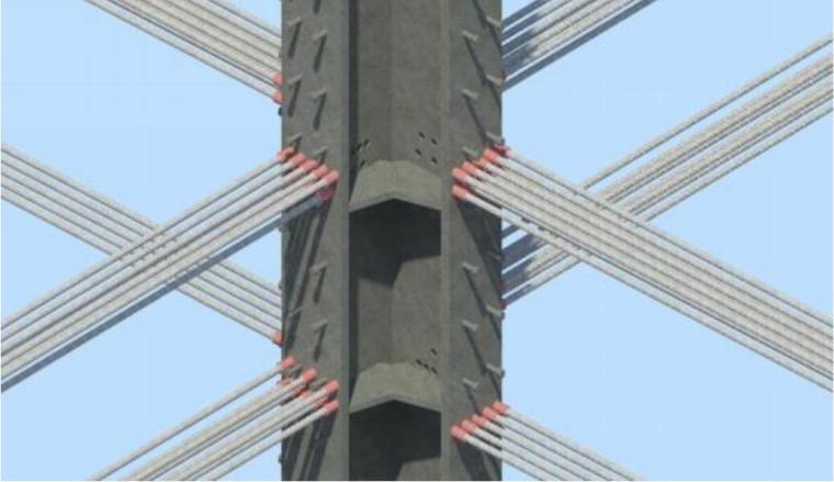 型钢混凝土组合结构施工方案-梁纵筋与钢柱套筒连接