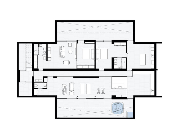 意大利杰索洛·利多海滩别墅-003_JLBV_Basement_Level