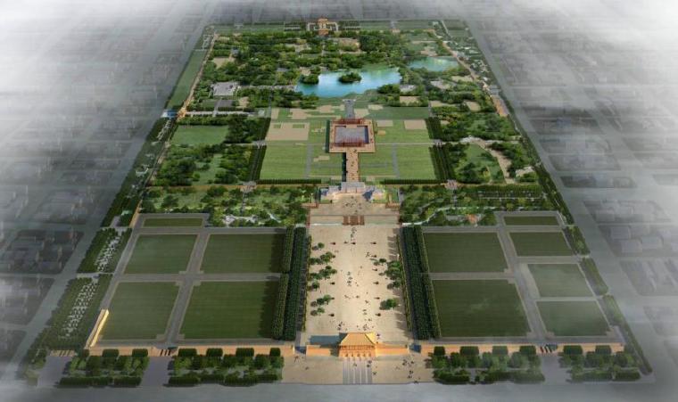 皇城根遗址公园模型资料下载-[陕西]西安遗址公园景观设计方案