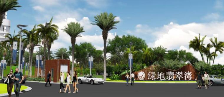 广场景观方案案例资料下载-[马来西亚]海滨商业广场景观设计方案