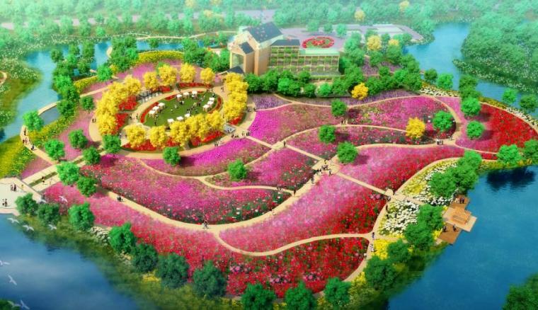 云栖玫瑰园中式园林大宅资料下载-[江苏]常州玫瑰园公园景观设计方案