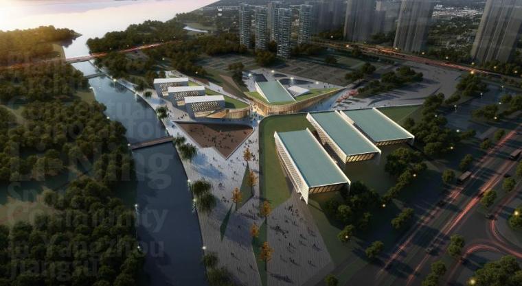体育主题公园设计CAD资料下载-[江苏]扬州体育主题公园景观设计方案