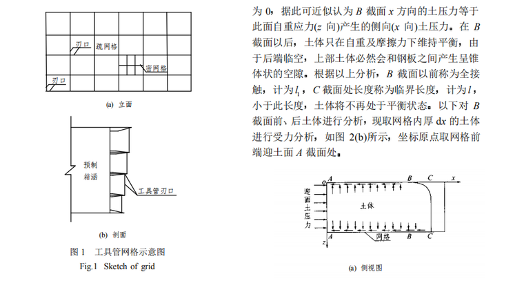管幕法箱涵顶进资料下载-箱涵顶进工具管网格自平衡设计理论研究