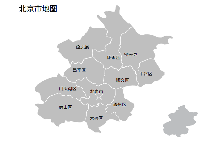 全国矢量地图及矢量数据合集-6-北京市地图