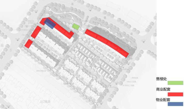 [陕西]新中式风格别墅住宅方案建筑设计-配套分布