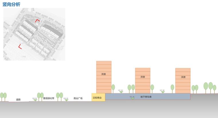 [陕西]新中式风格别墅住宅方案建筑设计-竖向分析