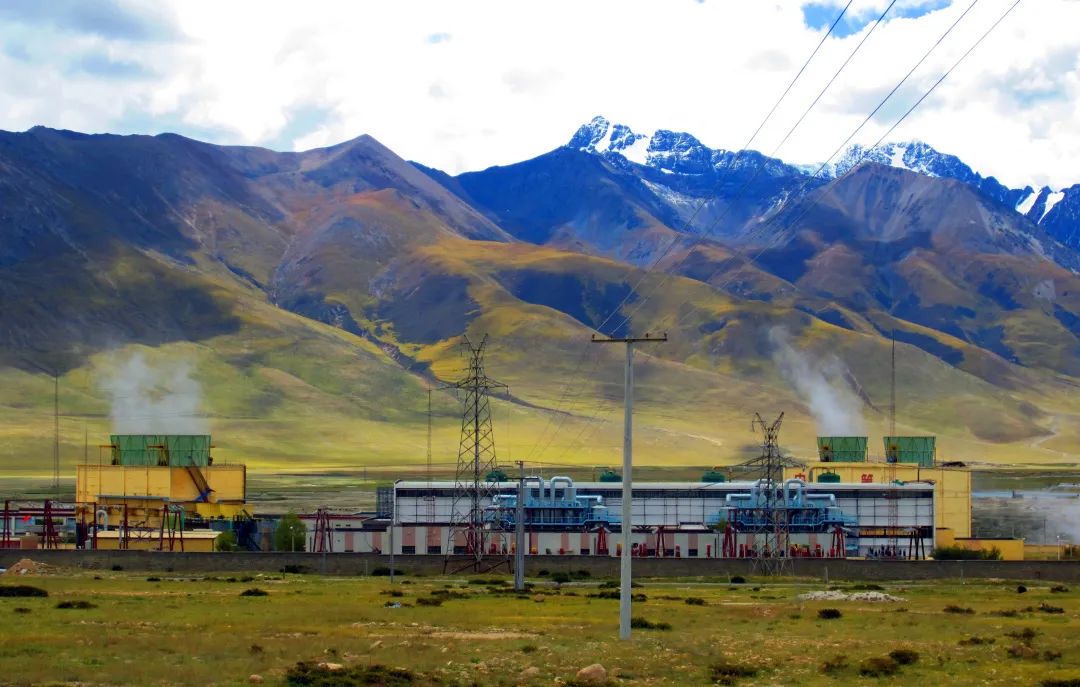 西藏羊八井地热电站 当时世界海拔最高的地热发电厂