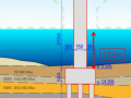 超深水浅覆盖层逆作法钢板桩围堰施工技术