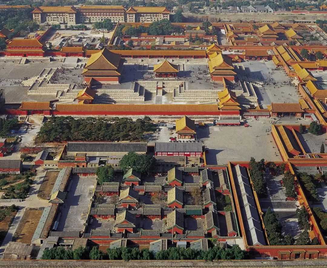 紫禁城俯视图图片