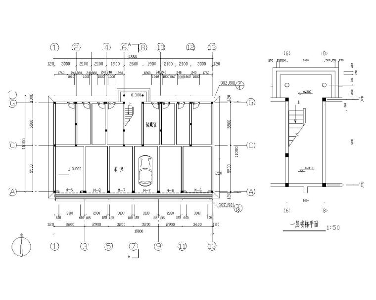 江苏砖混结构建筑施工图资料下载-某五层住宅砖混结构施工图（CAD含建筑图）