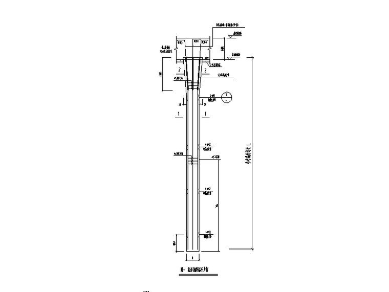 抗浮钢筋锚杆大样图