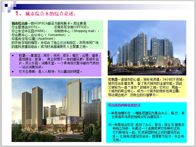城市综合体公寓CAD资料下载-城市综合体功能_商圈综合分析