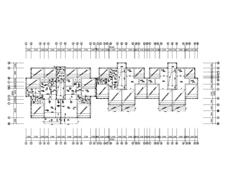 砖混立面cad资料下载-某桩基带条基住宅砖混结构施工图（CAD）