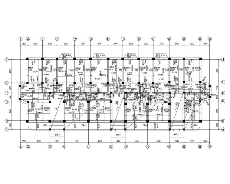 砖混结构两层施工图资料下载-四层带阁楼砖混结构住宅施工图（CAD）