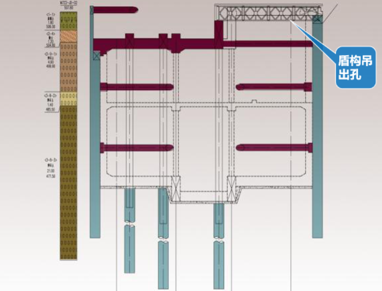 围护结构纵面图