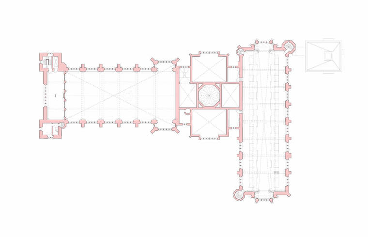 英国林肯纪念堂-Second_floor_plan_