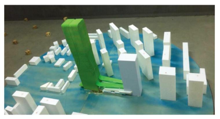 方正金融中心主塔楼结构选型与分析2020-风洞试验模型