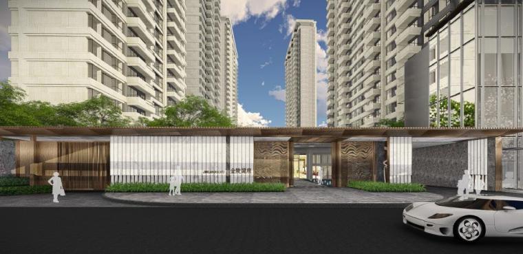 现代中式景观CAD资料下载-[江苏]南京现代中式住宅景观设计方案