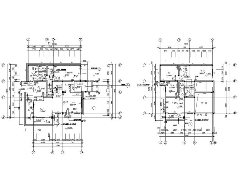 别墅建筑施工图含结构资料下载-三层独栋别墅砖混结构施工图（CAD含建筑）