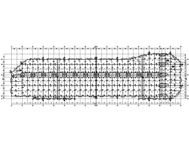 大型商业建筑平面CAD资料下载-山东大型商业街建筑框架结构施工图（CAD）