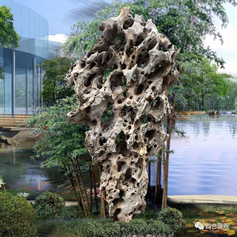 景观置石方法大全-景观设计-筑龙园林景观论坛