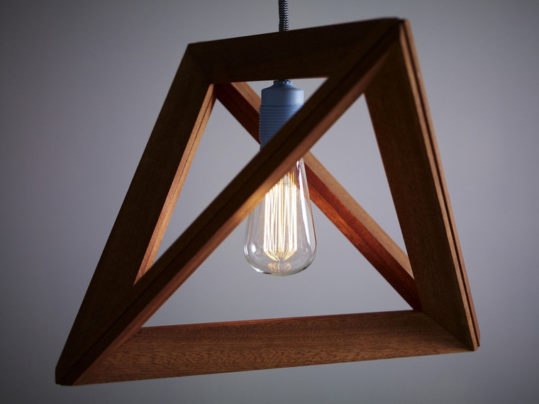 Lampframe木头吊灯