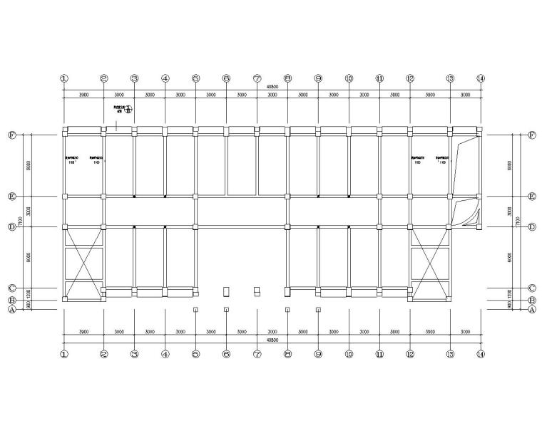 完整建筑施工图教学楼资料下载-重庆五层小学教学楼框架结构施工图（CAD）